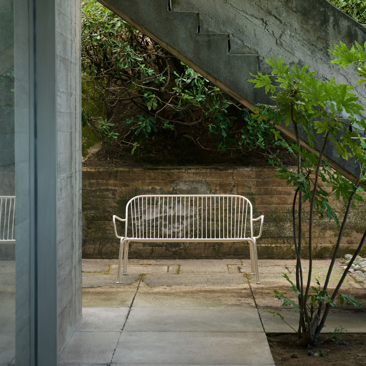 Ławka outdoorowa Thorvald SC110 Ivory