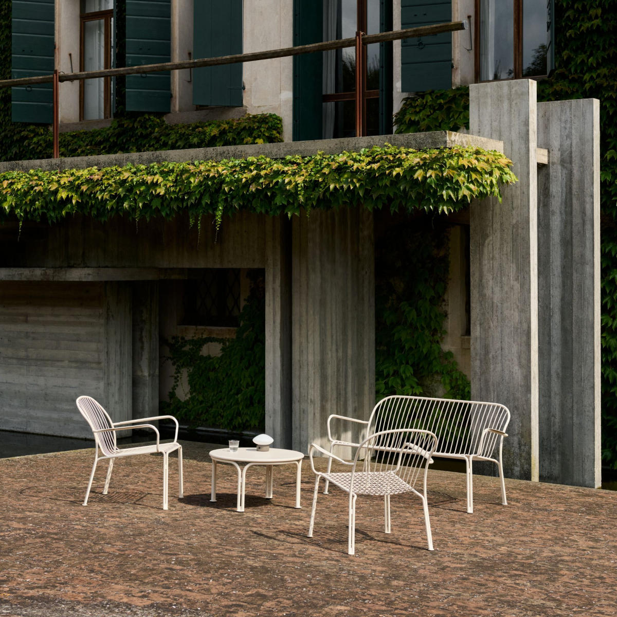 Ławka outdoorowa Thorvald SC110 Ivory