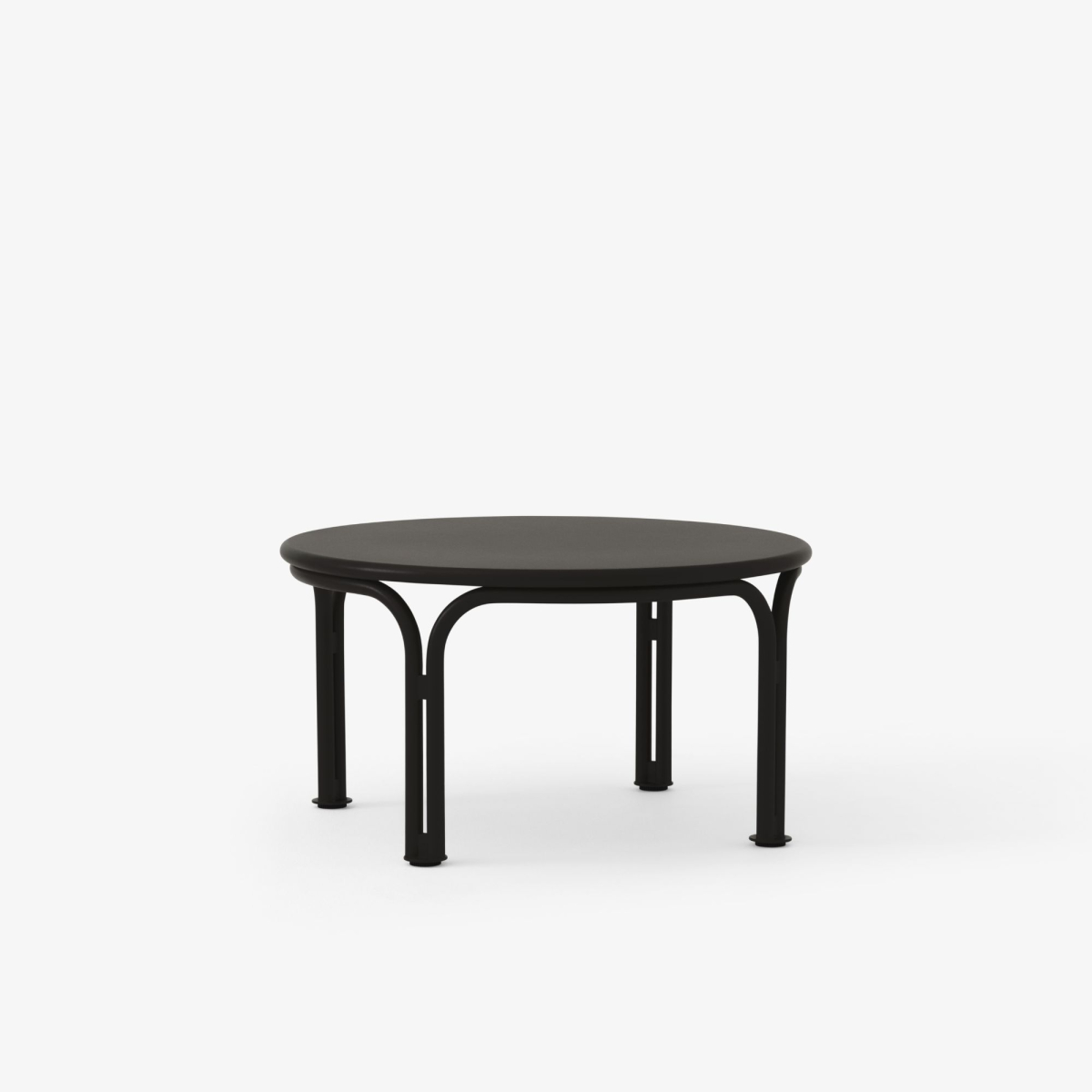 Stolik kawowy outdoorowy Thorvald SC108 Ø70cm Warm Black