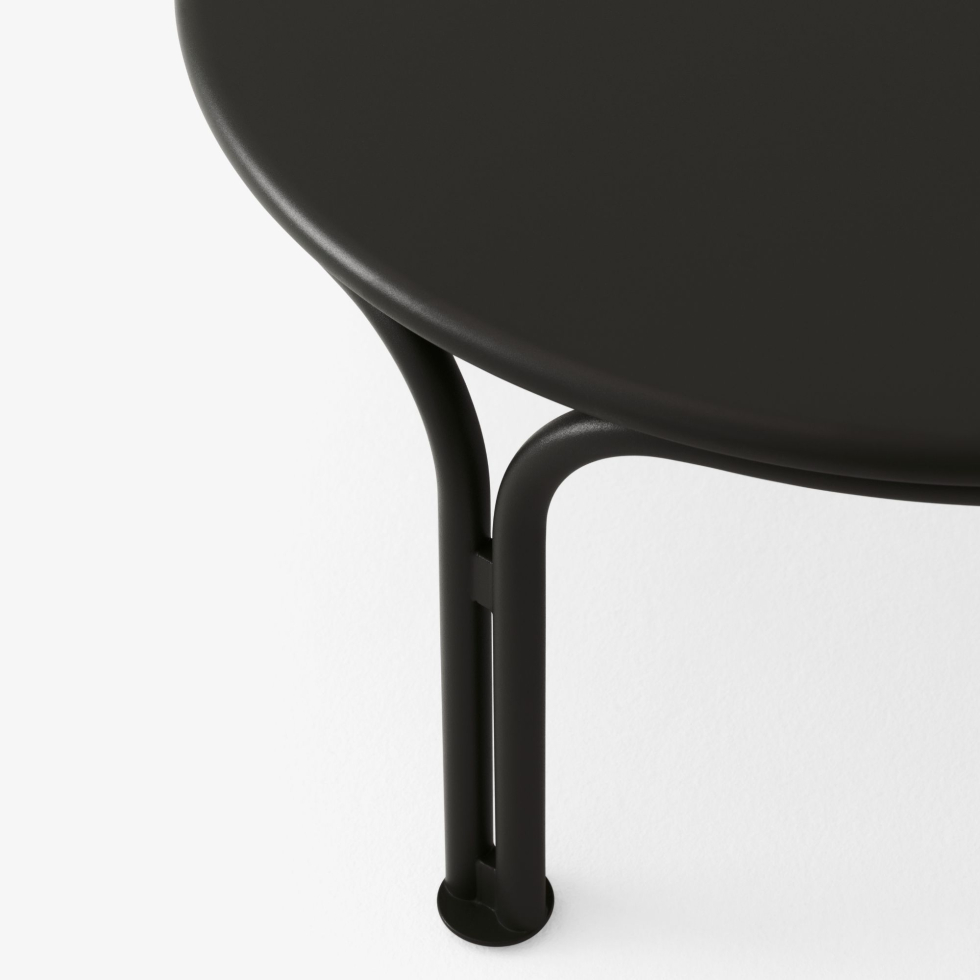 Stolik kawowy outdoorowy Thorvald SC108 Ø70cm Warm Black