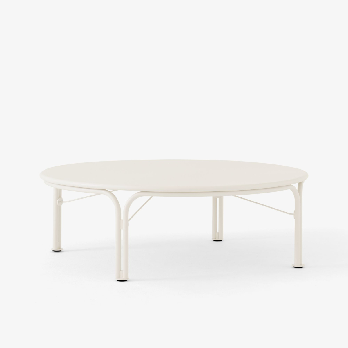 Stolik kawowy outdoorowy Thorvald SC109 Ø115cm Ivory