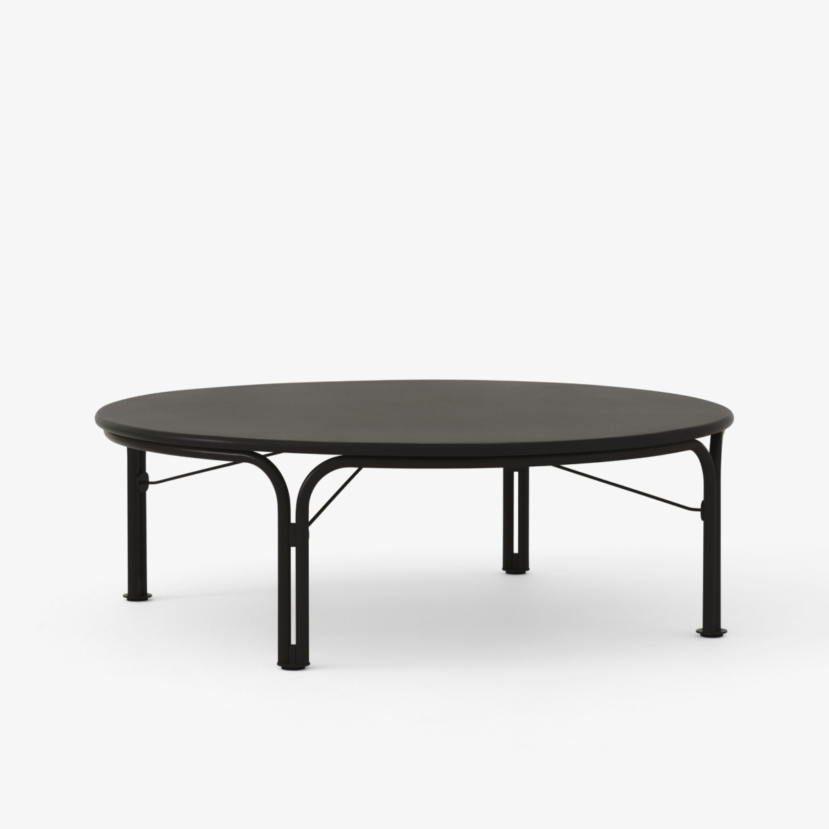 Stolik kawowy outdoorowy Thorvald SC109 Ø115cm Warm Black