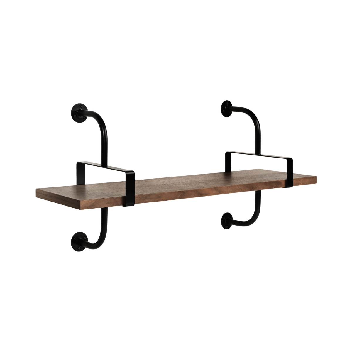 Wykonana z metalu i drewna półka Demon Gubi