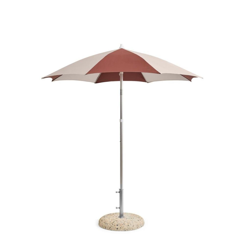 Parasol Terrazza Octagon Off White Burgundy