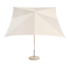 Parasol Terrazza Square Off White Grey