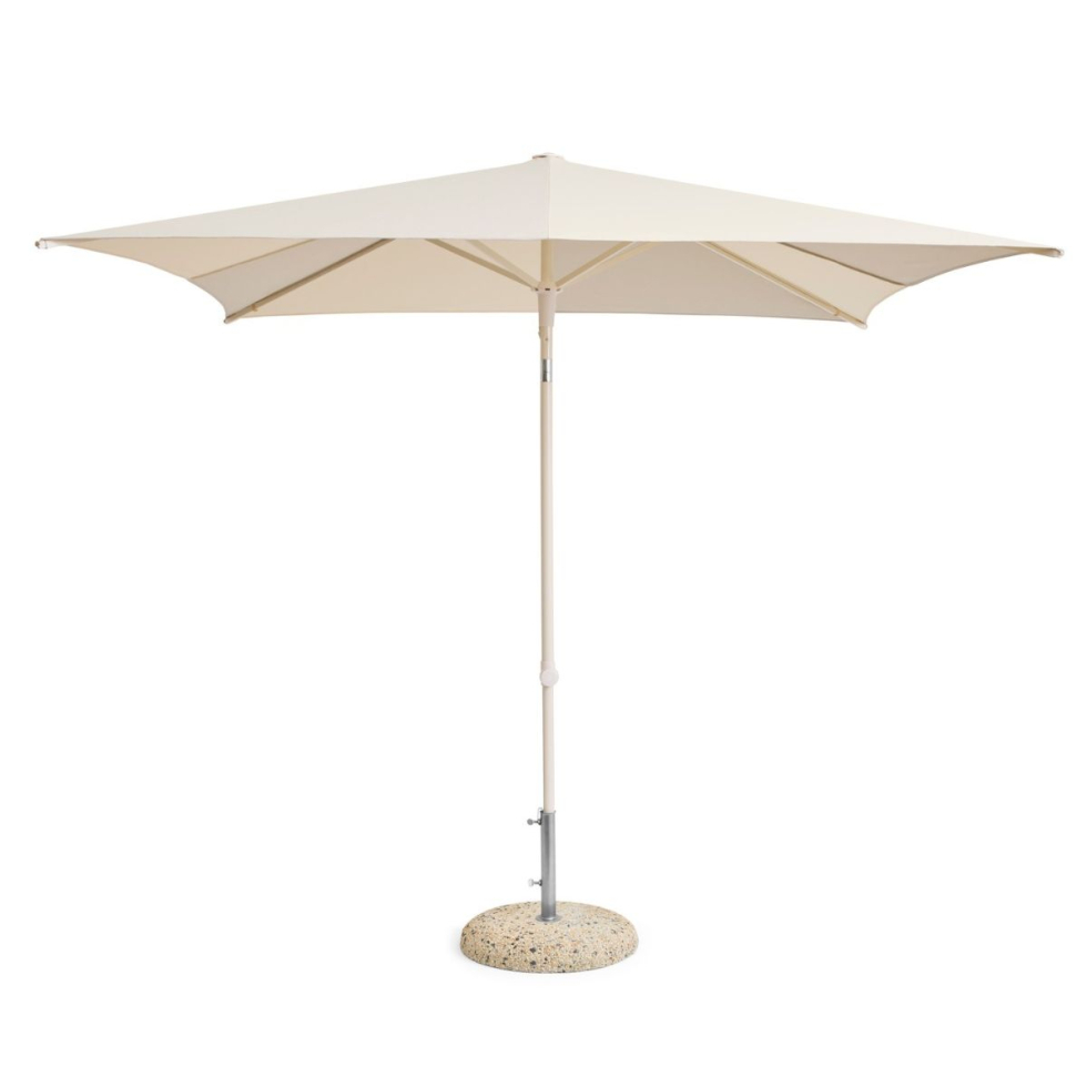 Parasol Terrazza Square Off White Grey