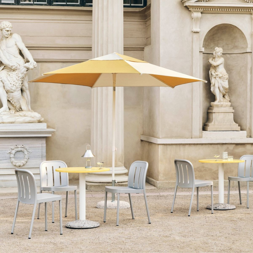 Parasol Terrazza Hexagon Off White Ochre