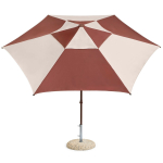 Parasol Terrazza Hexagon Off White Burgundy