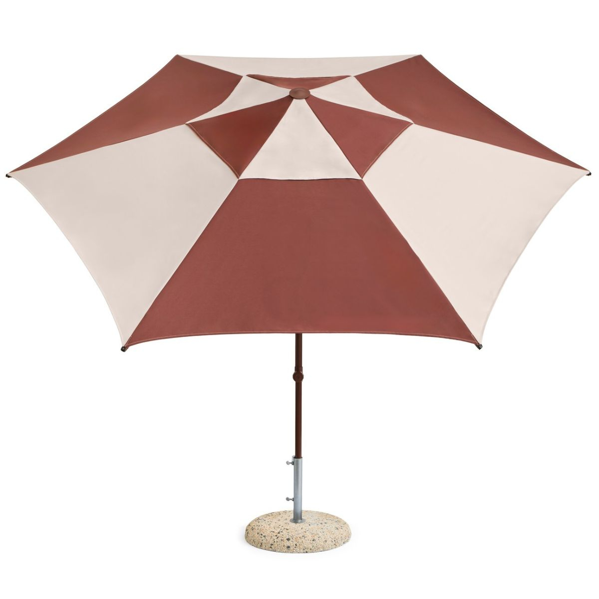 Parasol Terrazza Hexagon Off White Burgundy