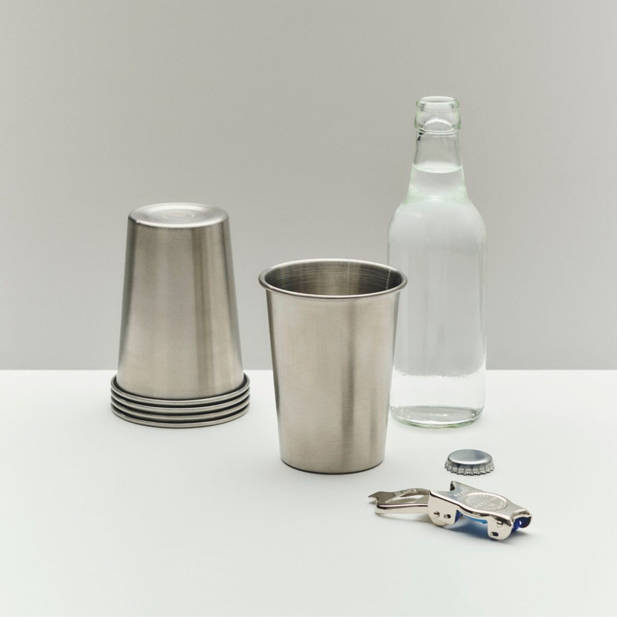 Outdoor Market Zestaw 2 stalowych kubków M