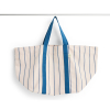 Outdoor Market Torba piknikowa Beige Blue Stripe