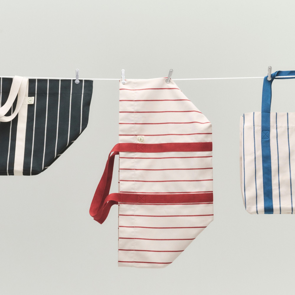 Torba piknikowa Beige Blue Stripe Outdoor Market