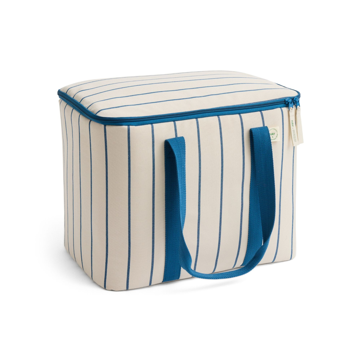 Torba chłodząca na butelki Beige Blue Stripe Outdoor Market