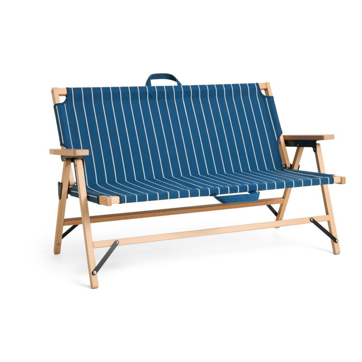 Sofa Składana Blue Beige Stripe Outdoor Market