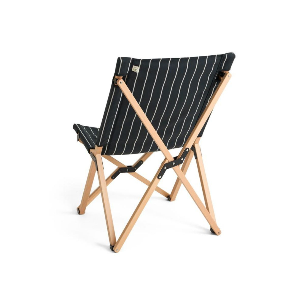 Leżak składany Black Beige Stripe Outdoor Market
