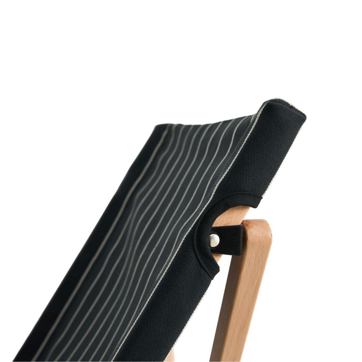 Leżak składany Black Beige Stripe Outdoor Market