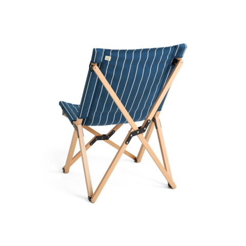 Outdoor Market Leżak składany Blue Beige Stripe