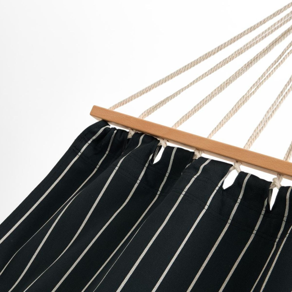 Outdoor Market Hamak Black Beige Stripe