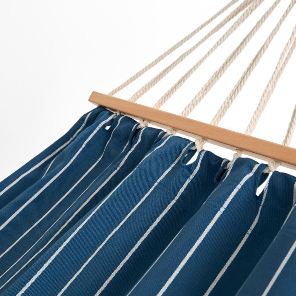 Outdoor Market Hamak Blue Beige Stripe