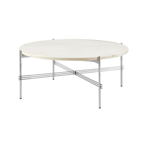 Stolik kawowy TS Ø80 rama stalowa