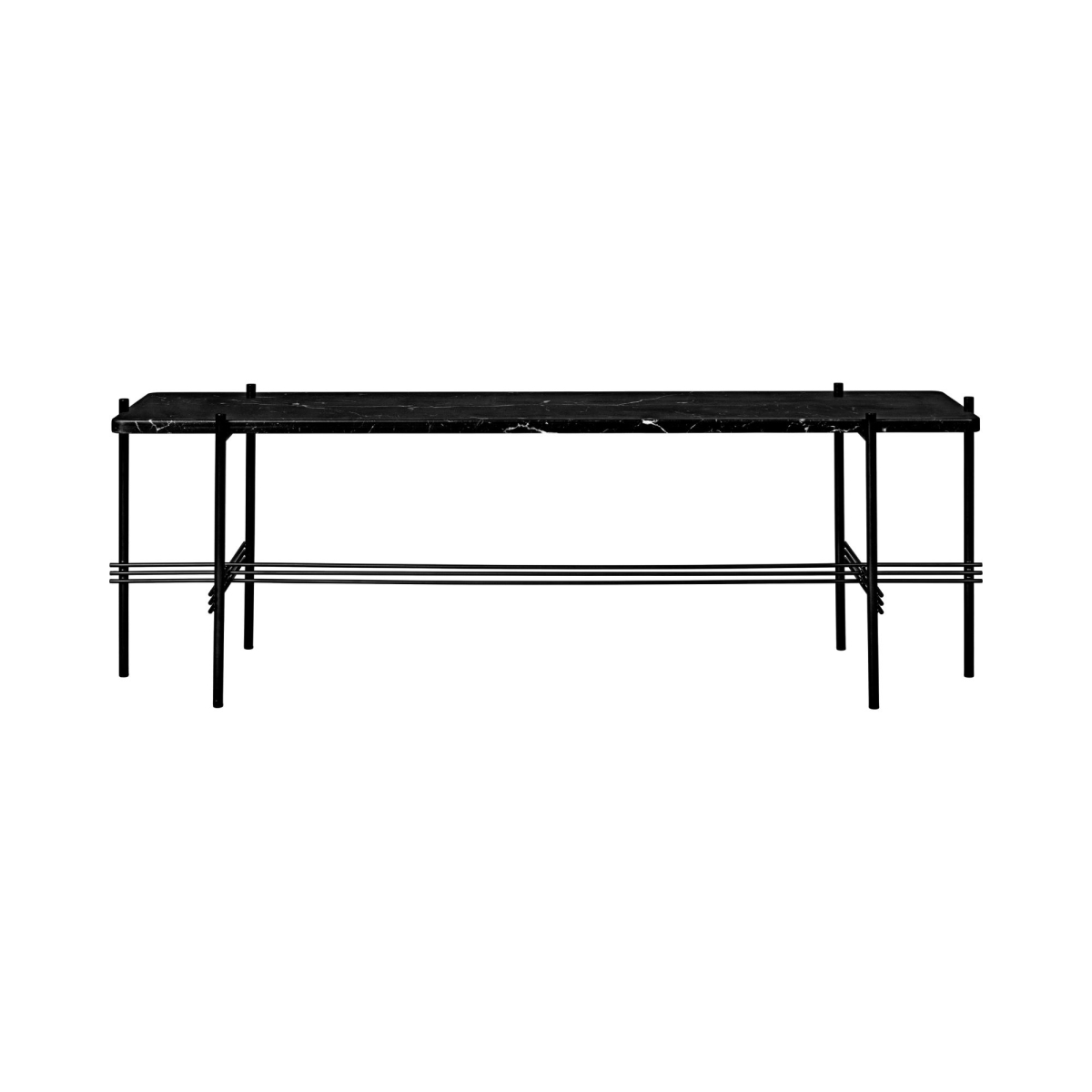 Konsola 120x30 czarna rama