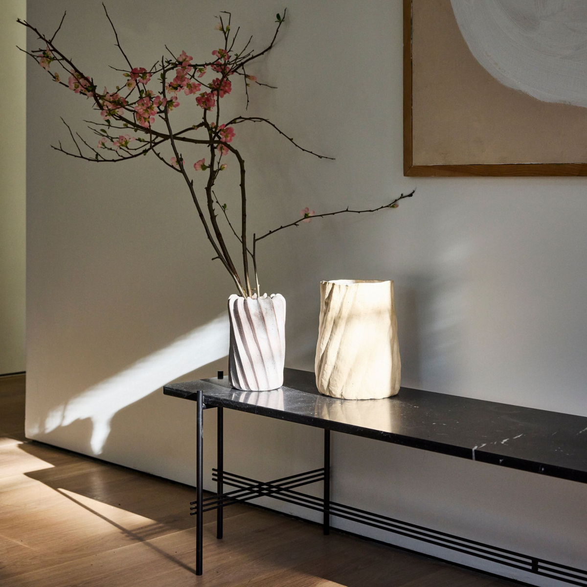 Konsola 120x30 czarna rama