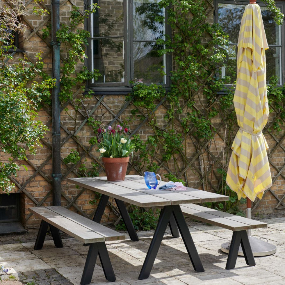 Parasol ogrodowy Messina Ø300 Lemon/Sand