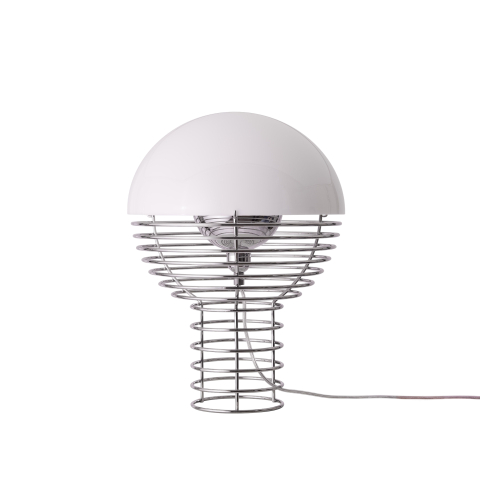 Lampa Stołowa Wire Ø30 White