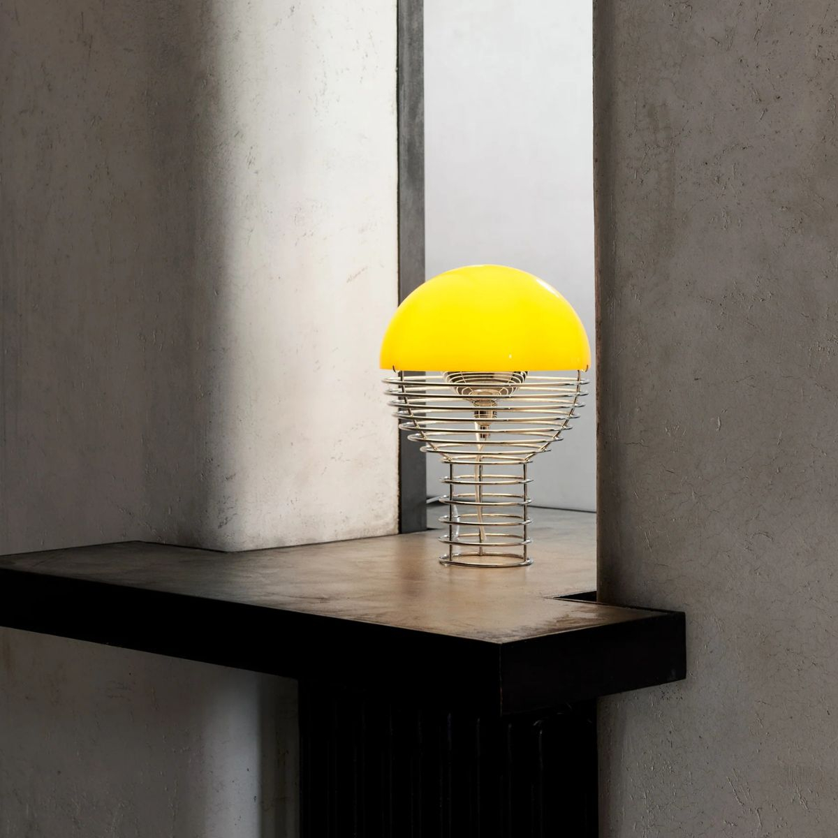 Lampa Stołowa Wire Ø30 Yellow