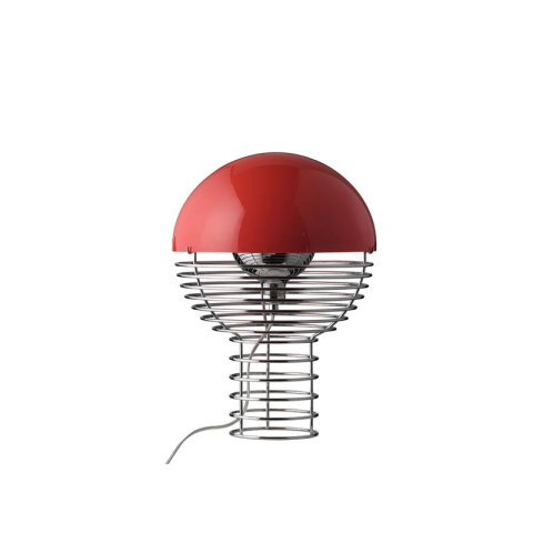 Lampa Stołowa Wire Ø30 Red