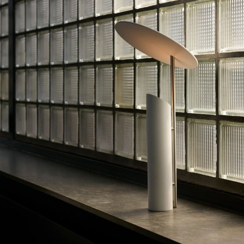 Lampa stołowa Reflect White