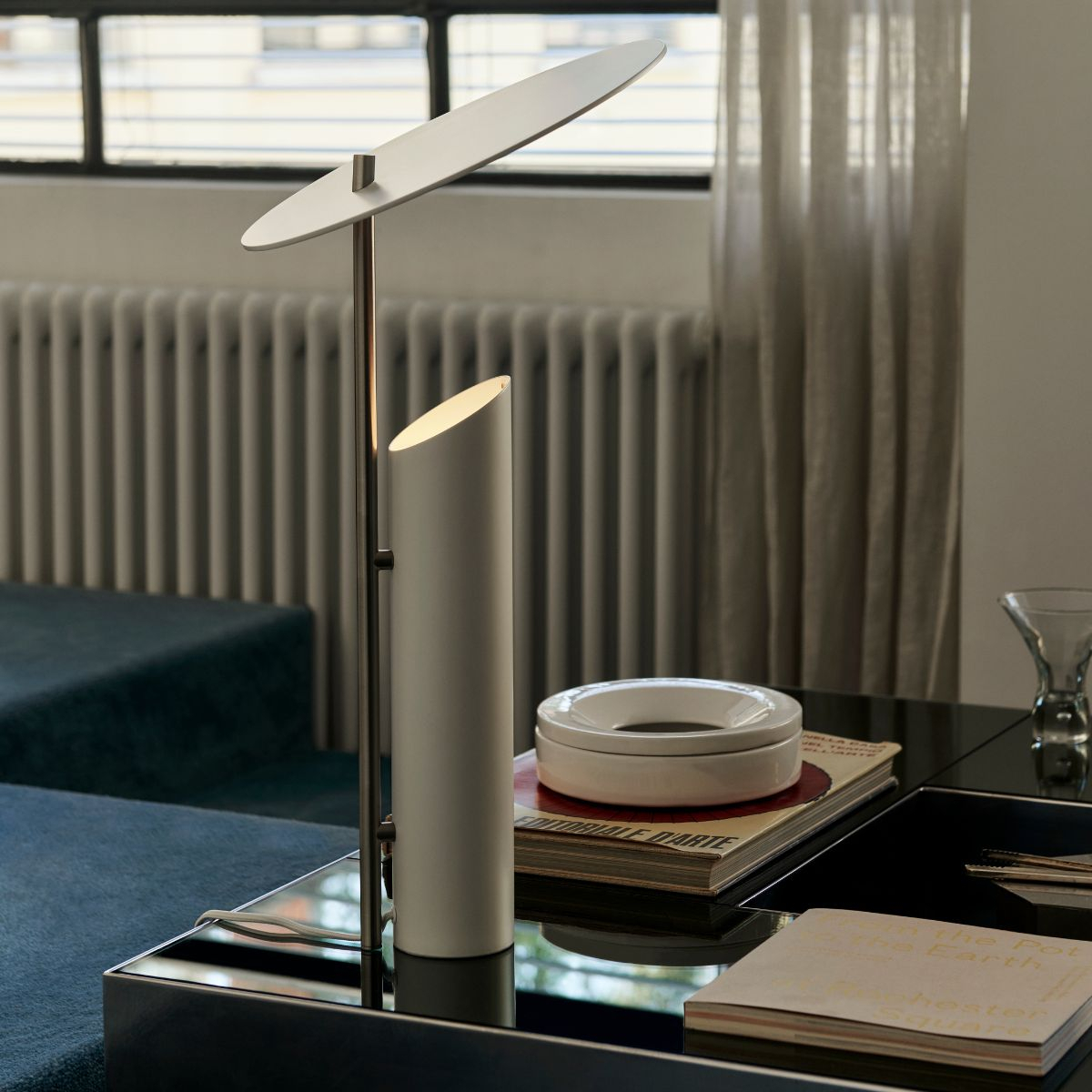 Lampa stołowa Reflect White