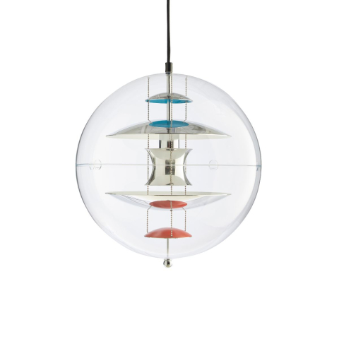 Lampa wisząca VP Globe Chrome Ø40