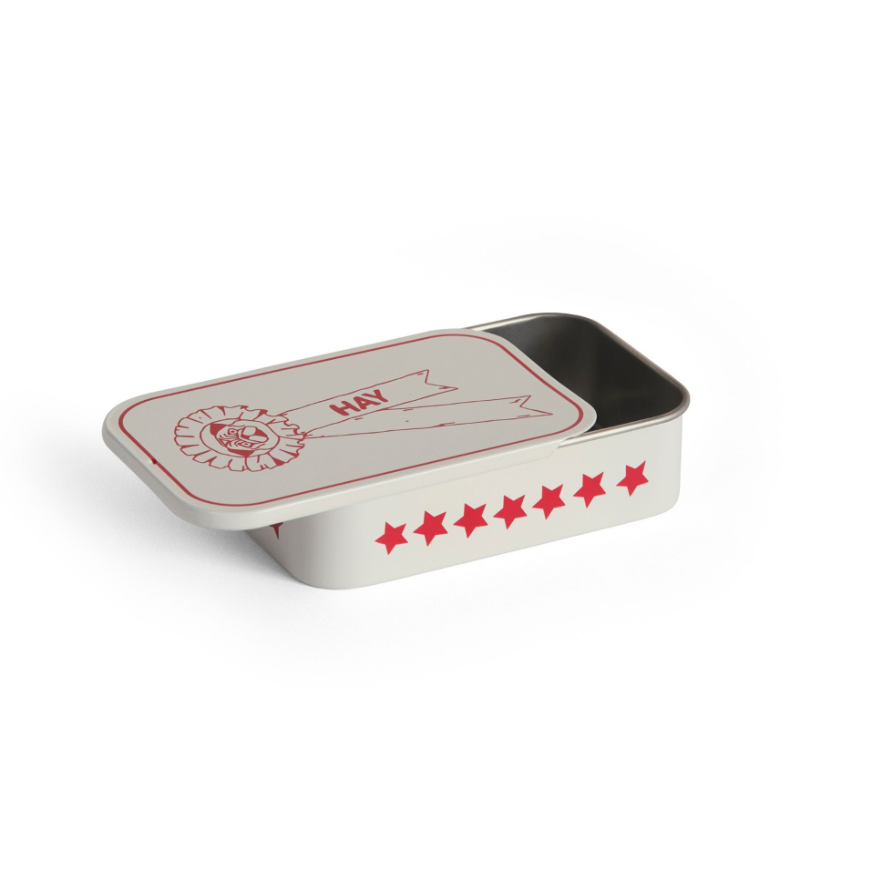 Pojemnik na smaczki Dogs Treat Tin Red and White