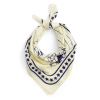 Bandana dla psa Dogs Scarf Off white with blue