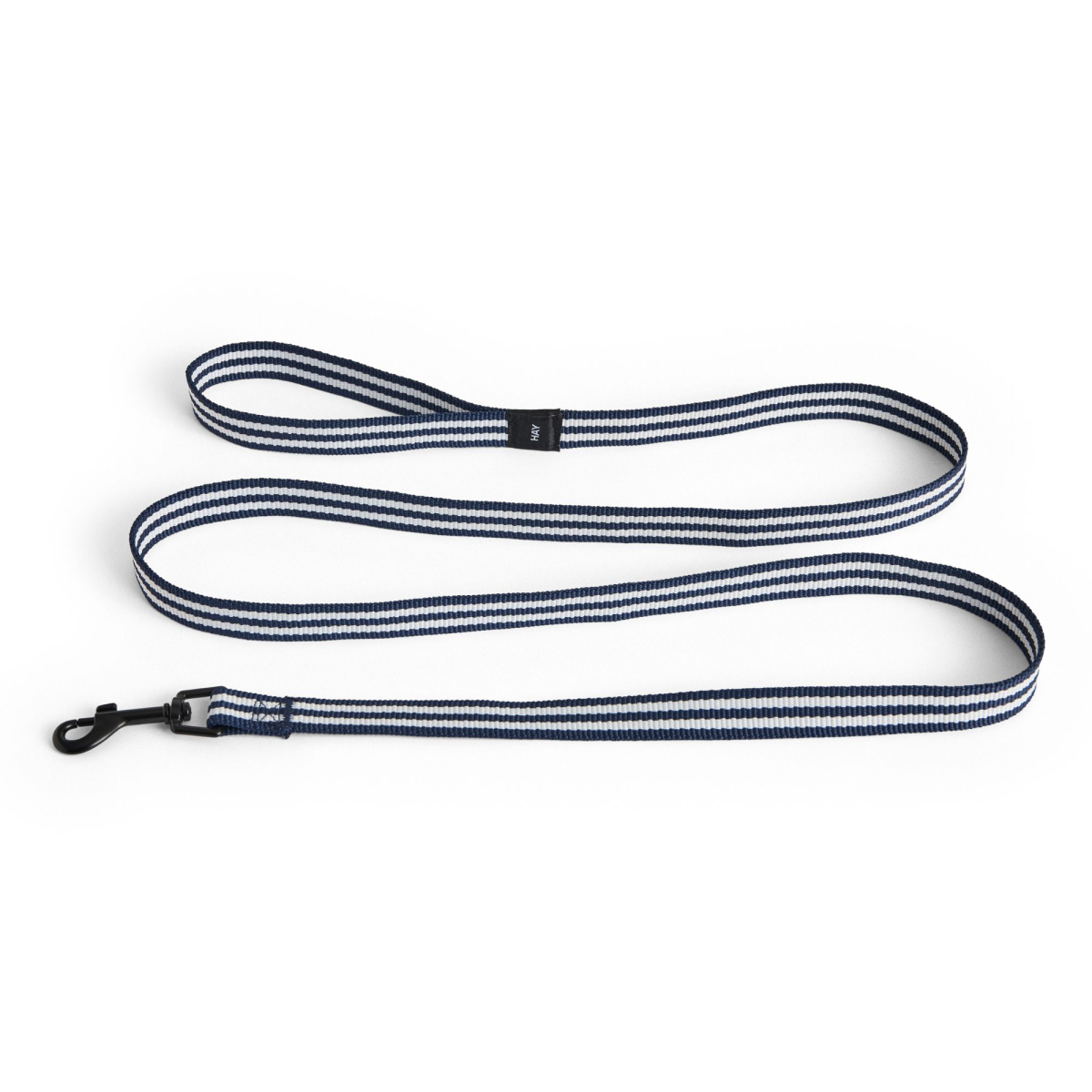 Smycz Dogs Leash Flat S/M Blue and white stripe
