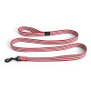 Smycz Dogs Leash Flat M/L Red and white stripe