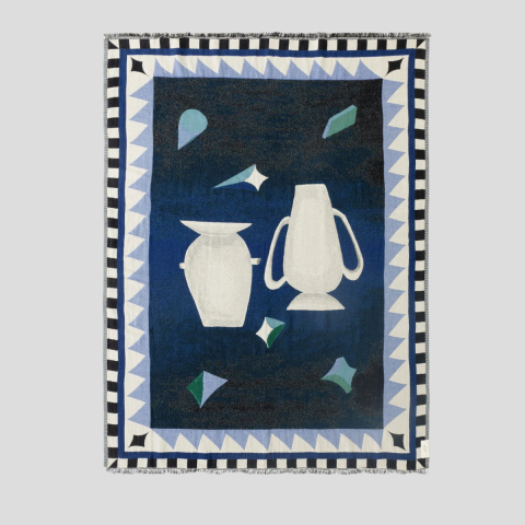 Narzuta Momento Throw JH46 Midnight Blue &tradition