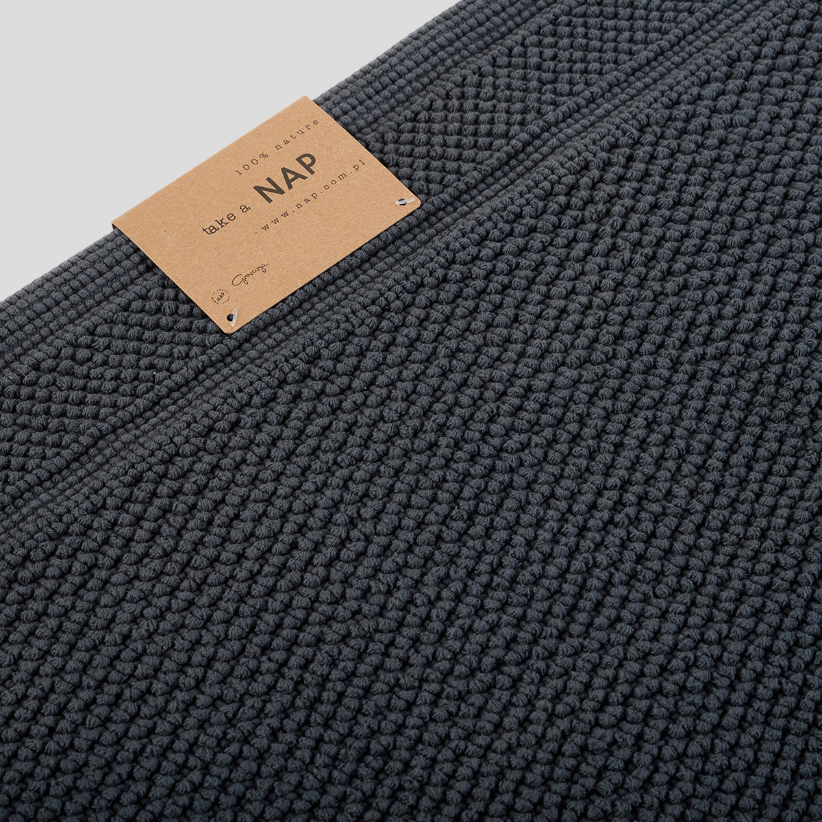 Dywanik Athenas Bath Mat 50x80 Storm NAP x Graccioza