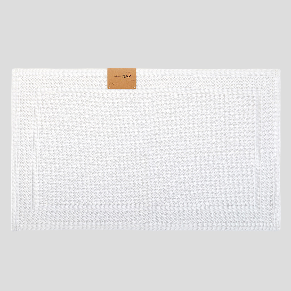 Dywanik Athenas Bath Mat 50x80 White NAP x Graccioza