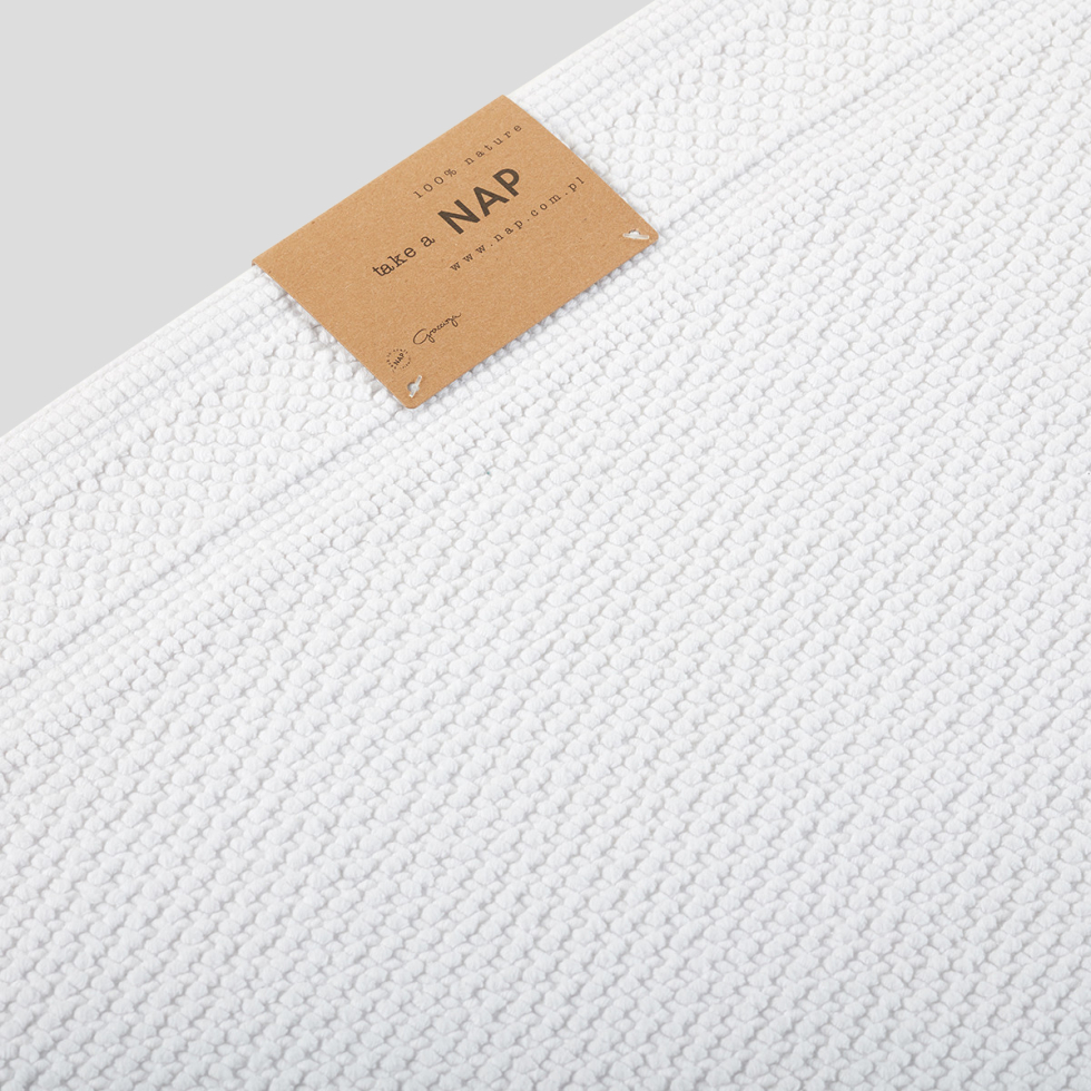 Dywanik Athenas Bath Mat 50x80 White NAP x Graccioza
