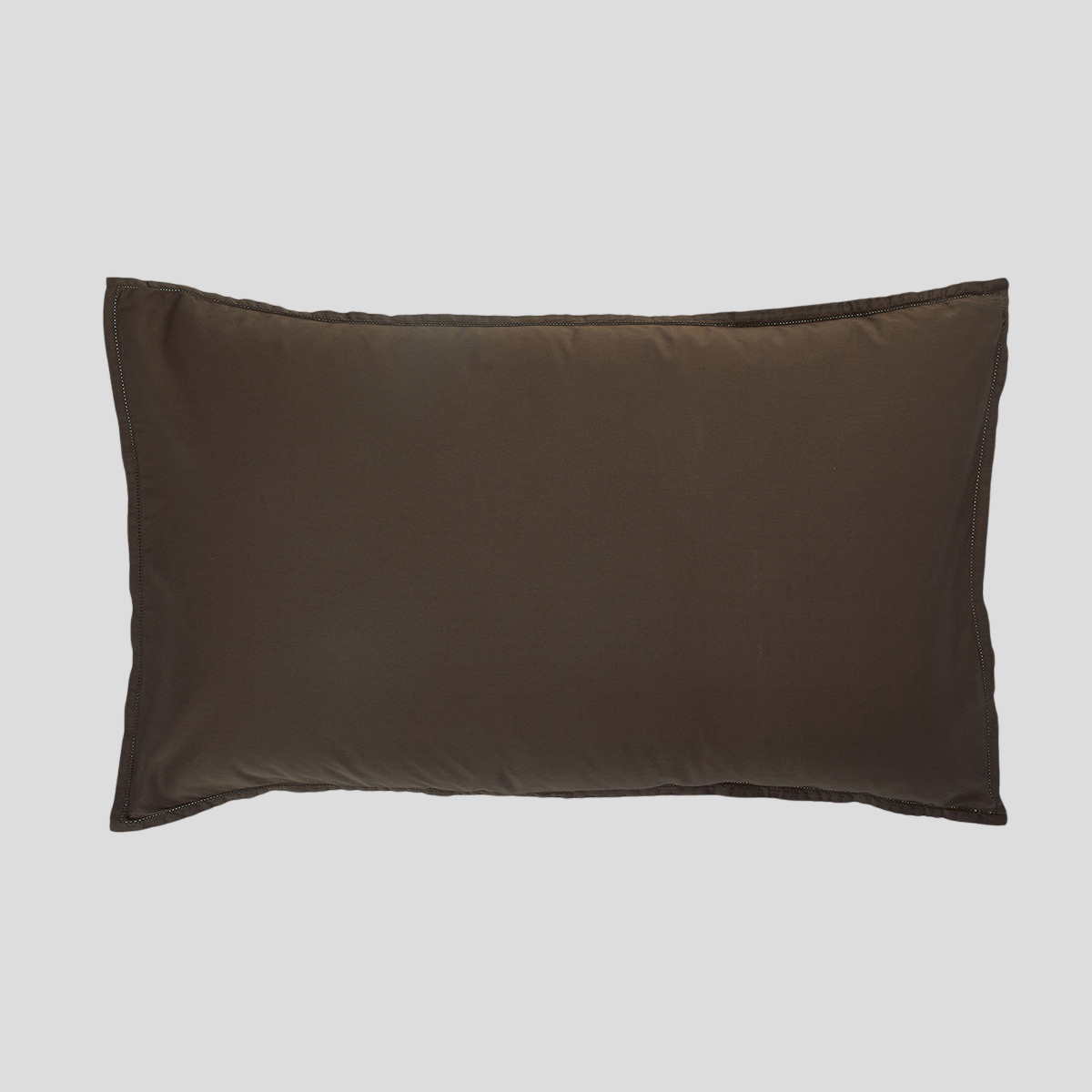 Komplet pościeli z bawełny satynowej Lizbona III Brown NAP