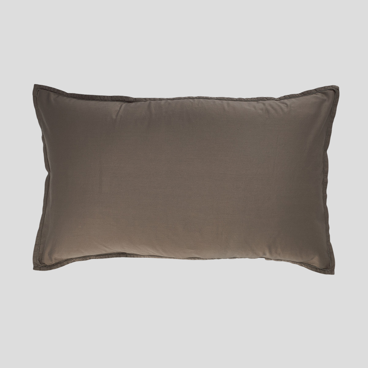 Komplet pościeli z bawełny satynowej Lizbona III Taupe  NAP