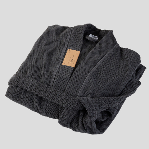Szlafrok Kimono Bee Waffle M Storm NAP x Graccioza