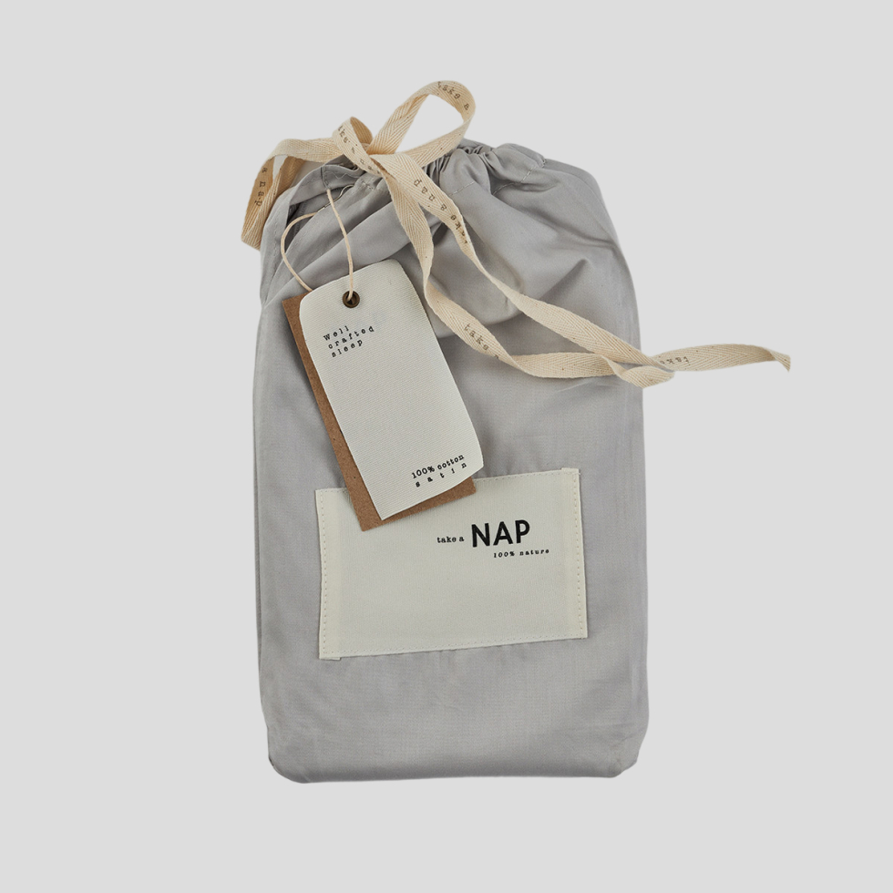 Poszewka na poduszkę Classic Satin Silver NAP x Graccioza