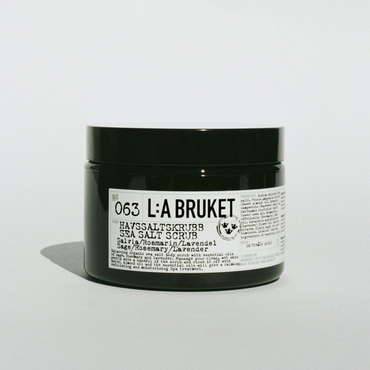 Peeling  z solą morską Nr 063 Szałwia, rozmaryn, lawenda 420 g