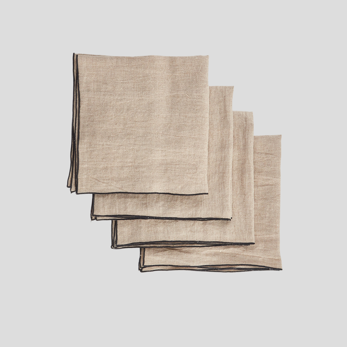 Komplet 4 serwetek Bord 40x40 Anthracite NAP