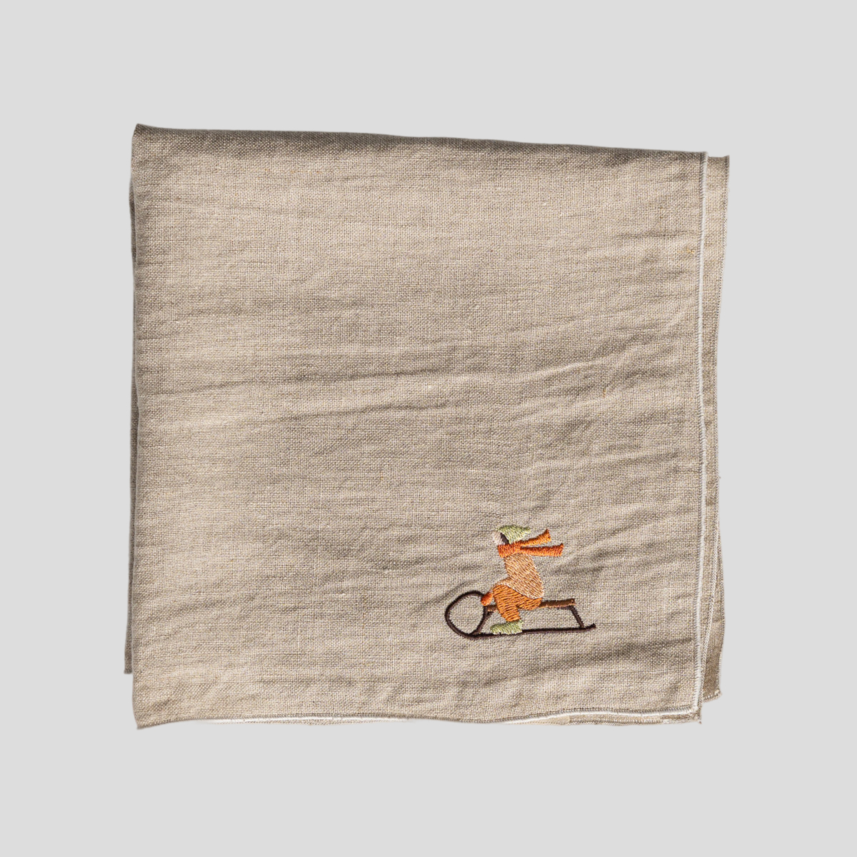 Serwetka z haftem Sanki Natural NAP