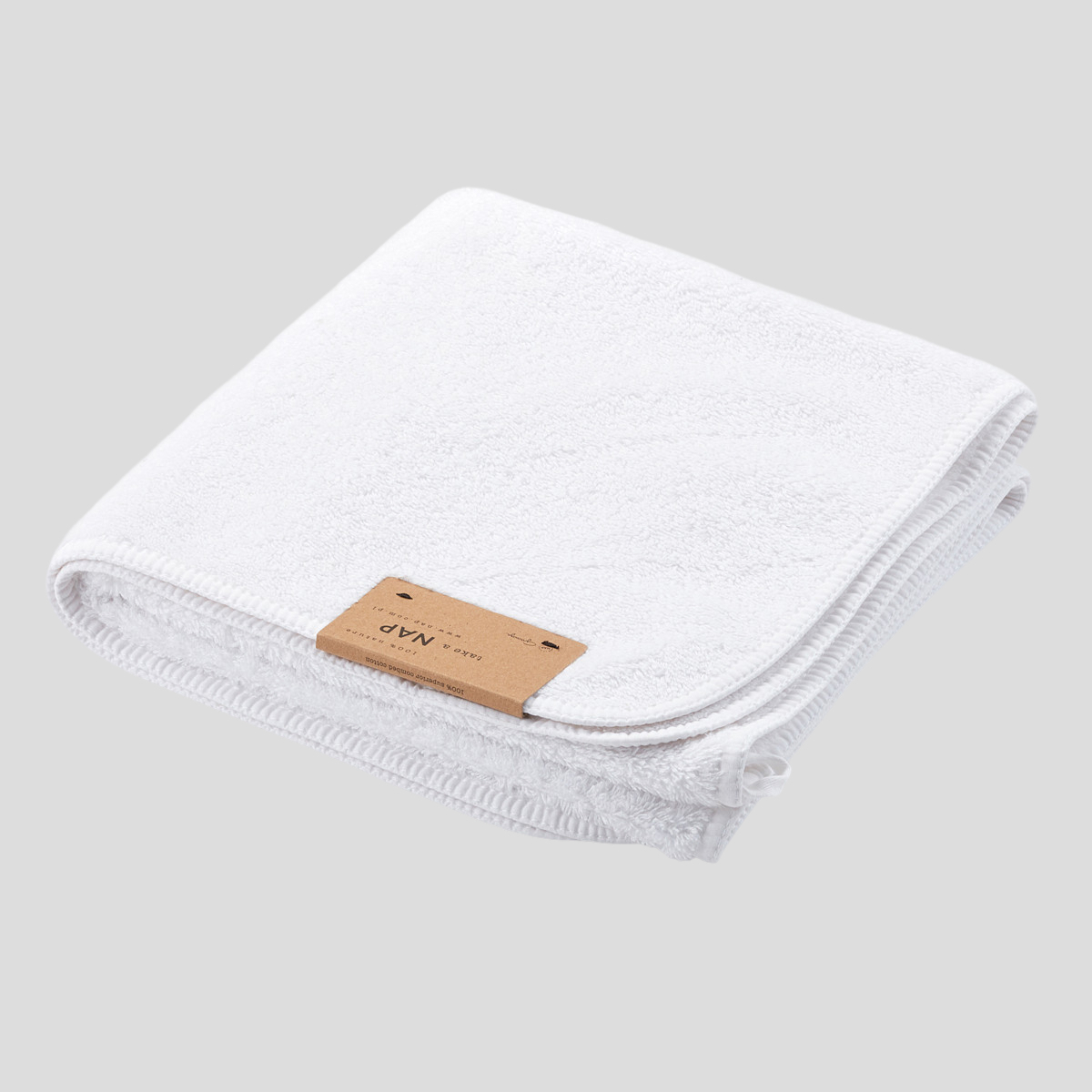 Ręcznik Long Double Loop Towel 50x100 cm White NAP x Graccioza
