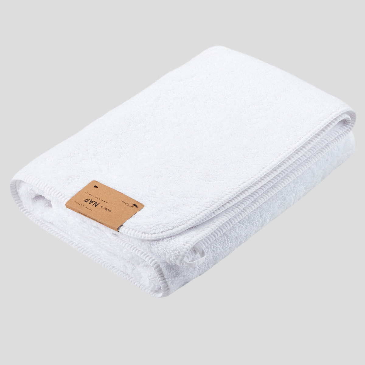 Ręcznik Long Double Loop Towel 70x140 cm White NAP x Graccioza